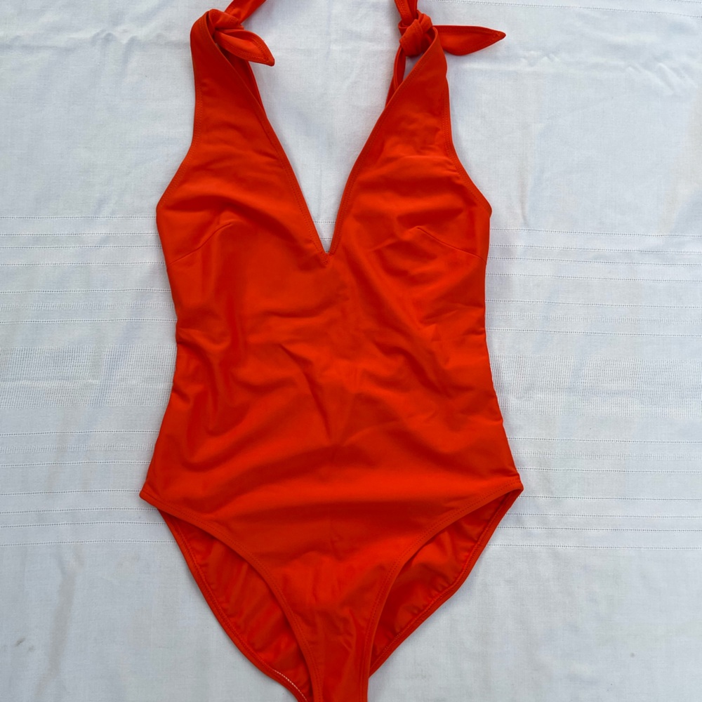 New XS Daughters of Summer swimsuit Plunge V Neck